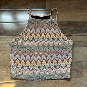 Knit Halter Crop Top